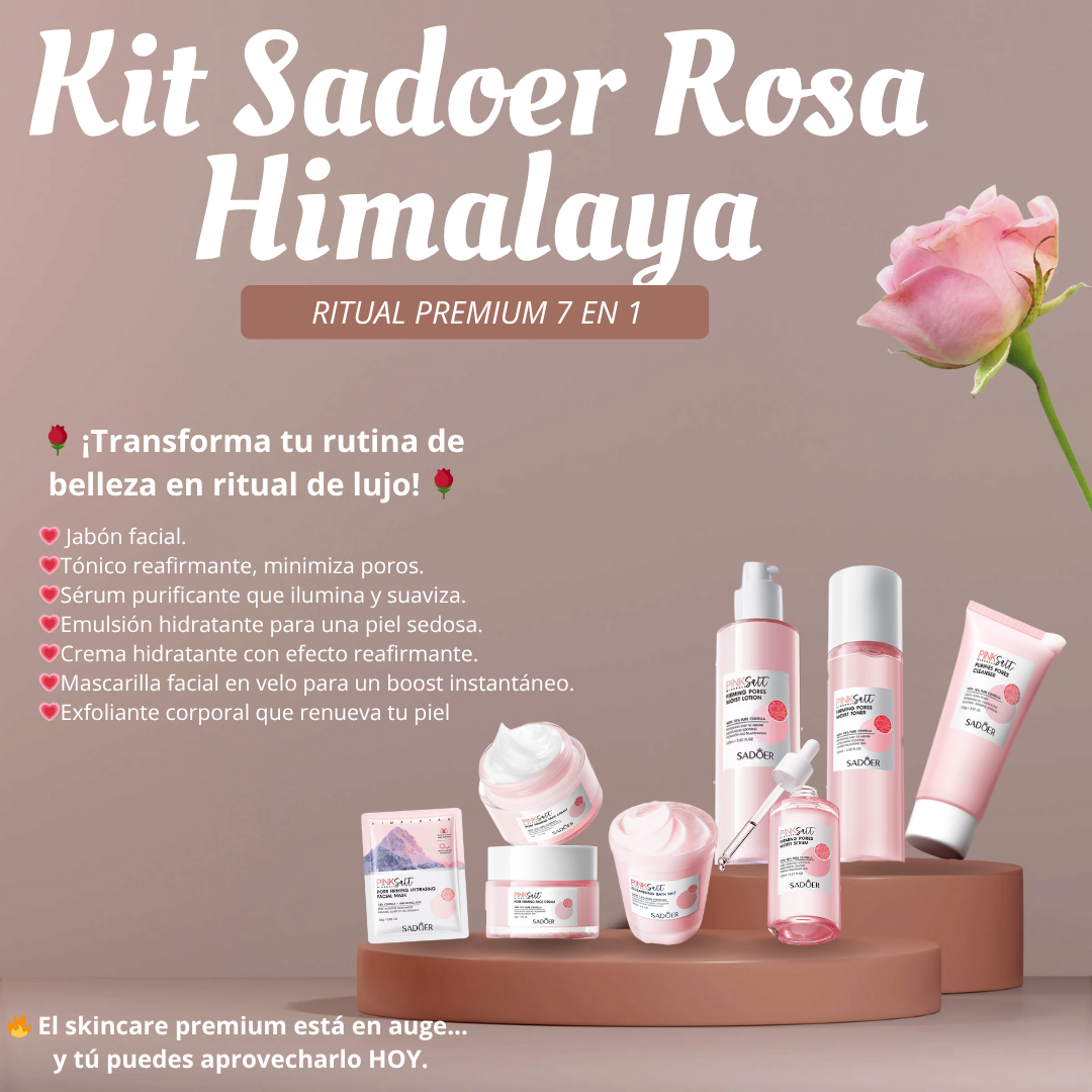 Miniatura 4 de KIT SADOER SAL ROSA HIMALAYA